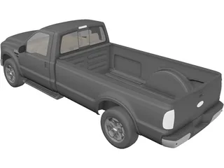 Ford F-150 Pickup 3D Model preview