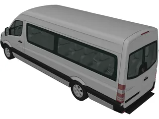 Mercedes-Benz Sprinter H2L3 (2013) 3D Model preview