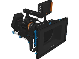 Sony Alpha A7S Mark II 3D Model preview