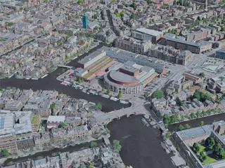 Amsterdam City, Netherlands (2019) 3D Model preview
