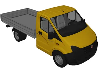 Gaz Gazelle Next 3D Model preview