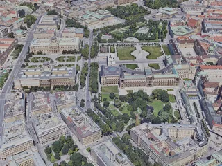 Vienna City, Austria (2019) 3D Model preview