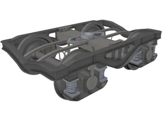 Y-25 Bogie 3D Model preview