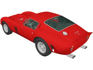 Ferrari 250 GTO (1962) 3D Model preview