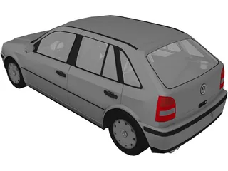 Volkswagen Gol G3 3D Model preview