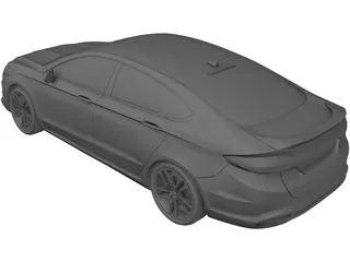 Ford Fusion Titanium (2018) 3D Model preview