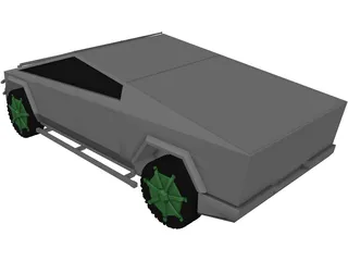 Tesla Cybertruck 3D Model preview