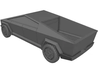 Tesla Cybertruck 3D Model preview