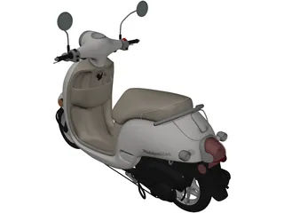 Honda Metropolitan (2013) 3D Model preview
