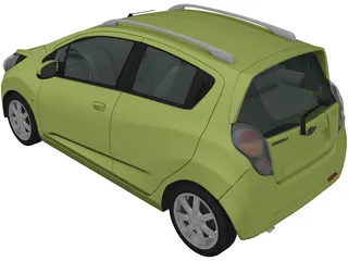 Chevrolet Beat (2010) 3D Model preview