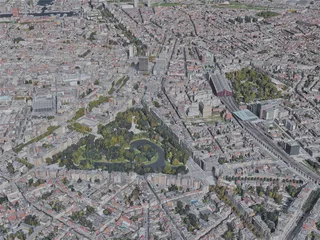 Antwerp City, Belgium (2019) 3D Model preview