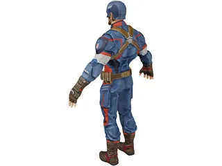 Capitan America Age of Ultron 3D Model preview