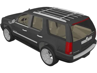 Cadillac Escalade (2008) 3D Model preview