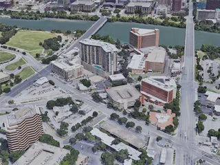 Austin City, TX, USA (2019) 3D Model preview