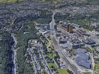 Luxembourg City (2019) 3D Model preview
