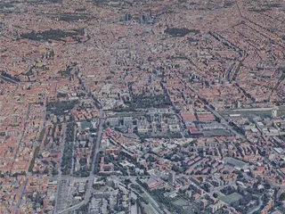 Milan City, Italy (2019) 3D Model preview