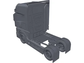 Mercedes-Benz Actros 3D Model preview