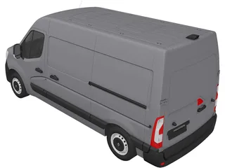 Renault Master (2020) 3D Model preview