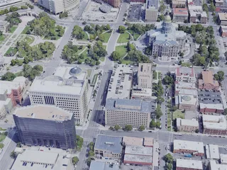Denver City, CO, USA (2019) 3D Model preview