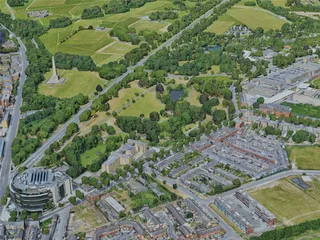 Dublin City, Ireland (2019) 3D Model preview