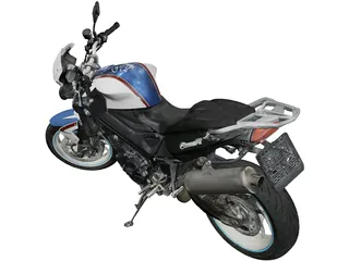 BMW F800R 3D Model preview