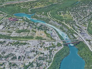 Niagara Falls City (2019) 3D Model preview