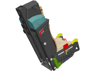 Ejection Seat 3D Model preview
