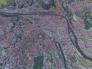 Prague City, Czechia (2019) 3D Model preview