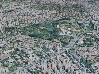 Sao Paulo City, Brazil (2019) 3D Model preview