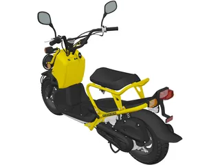 Honda NPS50 Zoomer Ruckus (2005) 3D Model preview