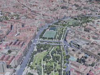 Valencia City, Spain (2019) 3D Model preview