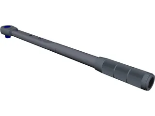 Torque Wrench 3D Model preview