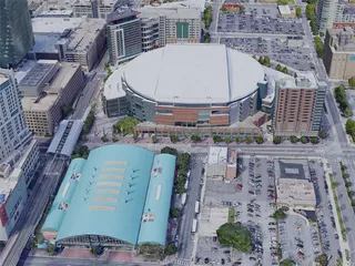 Charlotte City, NC, USA (2019) 3D Model preview