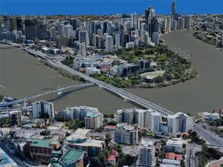 Brisbane City, Australia (2019) 3D Model preview