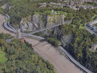 Bristol City, UK (2019) 3D Model preview