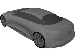 Mercedes-Benz Vision EQS (2019) 3D Model preview