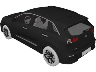 Kia Niro EV (2018) 3D Model preview