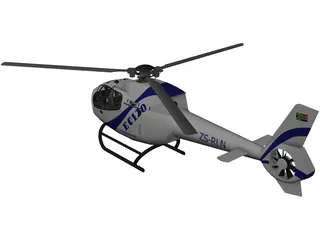 Eurocopter EC-120 3D Model preview