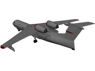 Beriev Be-200 Altair 3D Model preview