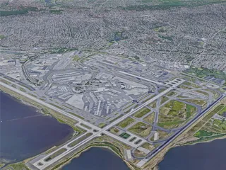 New York City, Queens, USA (2019) 3D Model preview