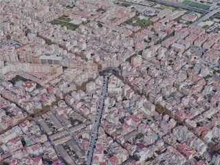 Palma City, Spain (2019) 3D Model preview