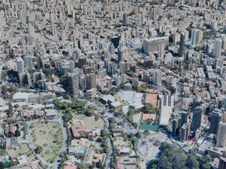 Belo Horizonte City, Brazil (2019) 3D Model preview