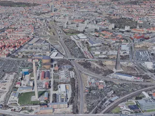 Leipzig City, Germany (2019) 3D Model preview
