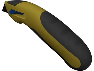Utility Knife 3D Model preview