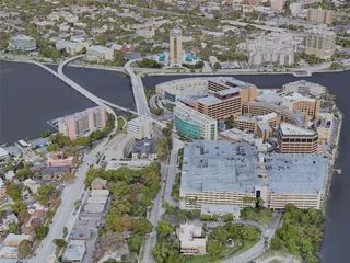 Tampa City, FL, USA (2019) 3D Model preview