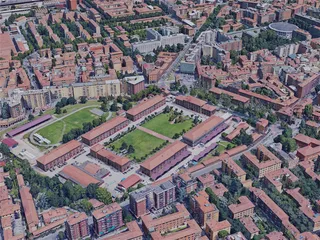Bologna City, Italy (2019) 3D Model preview