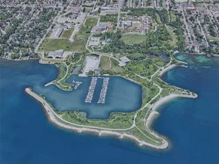 Etobicoke, Toronto, ON, Canada (2019) 3D Model preview