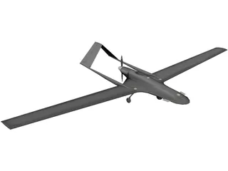 Bayraktar TB2 Tactical UAS 3D Model preview