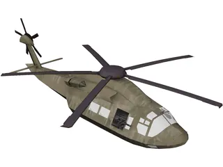 UH-80 Ghost Hawk 3D Model preview