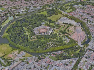 Lille City, France (2019) 3D Model preview